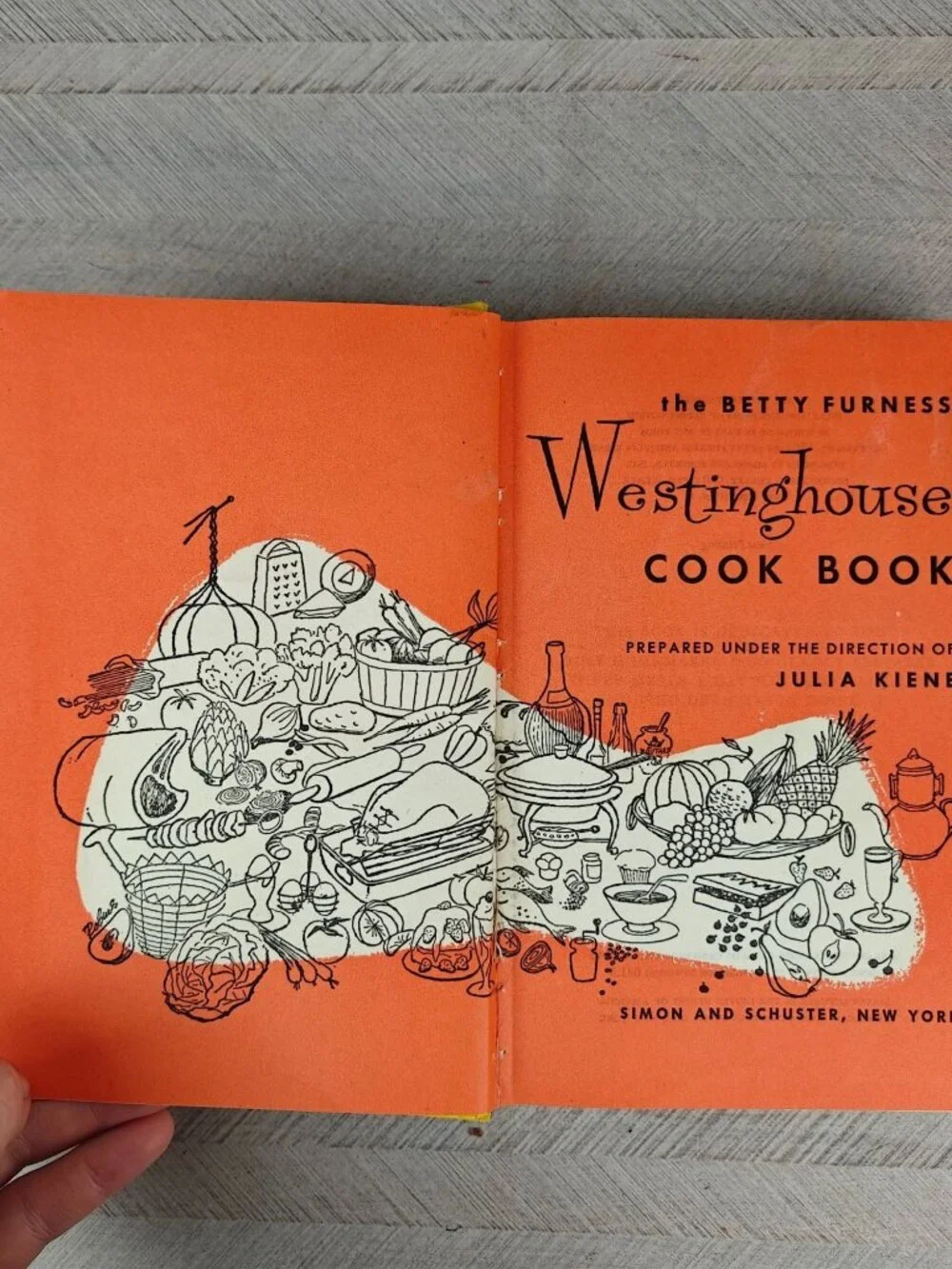 The Betty Furness Westinghouse Cook Book Julia Kiene Hardcover 1954 1st Edition